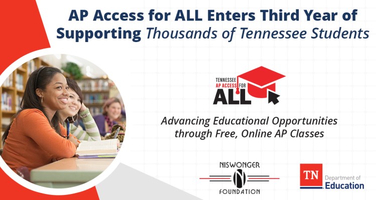 AP Access for ALL Enters Third Year of Supporting Thousands of Tennessee Students